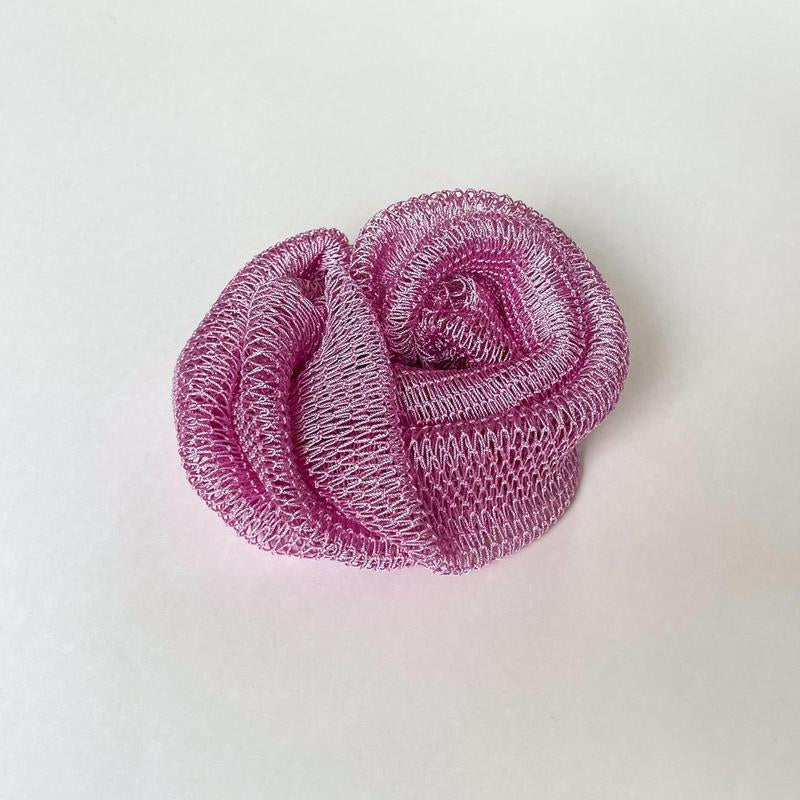 African Exfoliating Net Sponge for Bathing, Skin Friendly and Dries Quickly Lightweight Shower Net, Soft Cleansing Soap Saving Scrubbing Exfoliating Bath Sponge