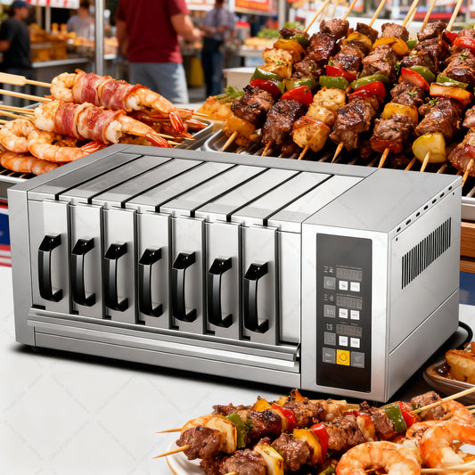Commercial Mutton Kebab Machine Barbecue Stove Electric Oven Rotary Rotisserie Machine