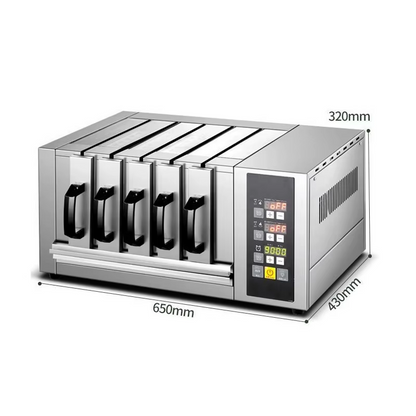 Commercial Mutton Kebab Machine Barbecue Stove Electric Oven Rotary Rotisserie Machine