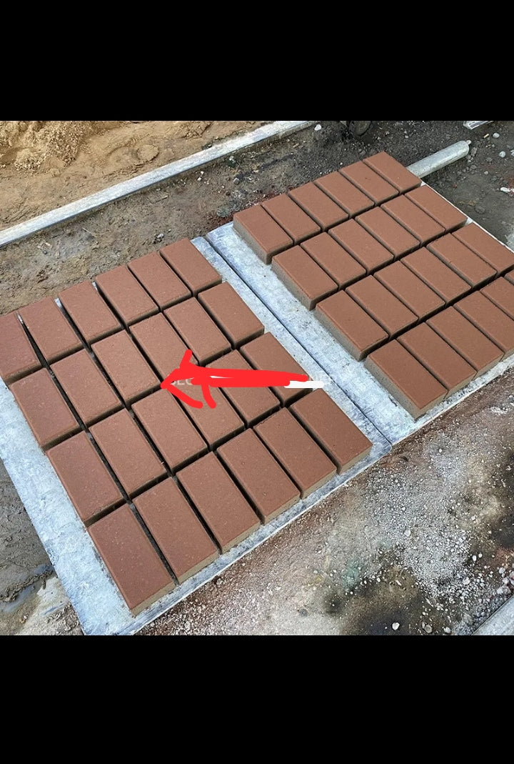 Forma de tijolos/ bloco