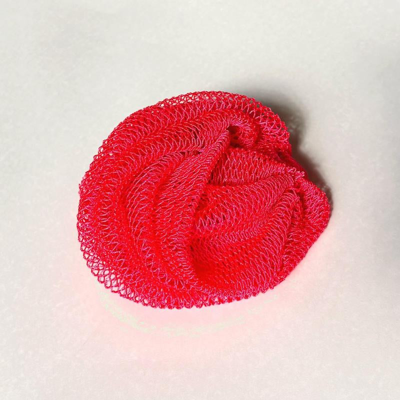 African Exfoliating Net Sponge for Bathing, Skin Friendly and Dries Quickly Lightweight Shower Net, Soft Cleansing Soap Saving Scrubbing Exfoliating Bath Sponge